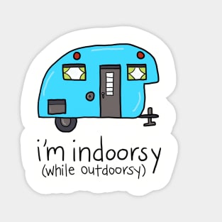 Camper Outdoorsy Sticker